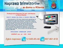 Tablet Screenshot of naprawytv.pl
